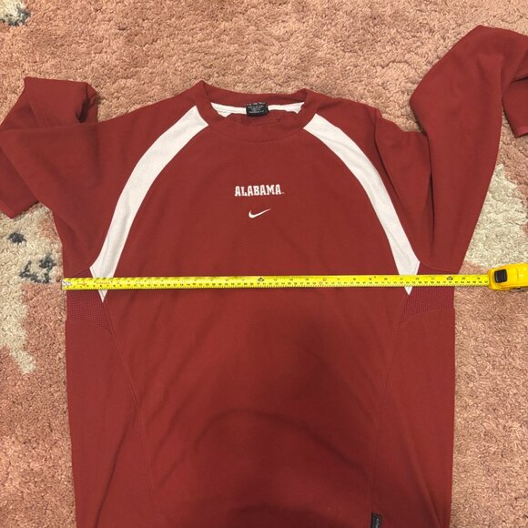 VTG 90s Alabama Authentic NIKE Sweatshirt Mens XL Crimson Red Cozy Long Sleeve - Picture 7 of 8